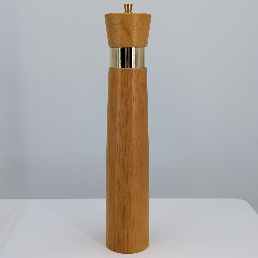 Cravings by Chrissy Teigen Peppermill Grinder 12.2 Inch Tall Natural Rubberwood